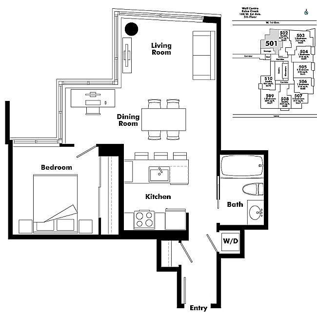 Floor plan 501