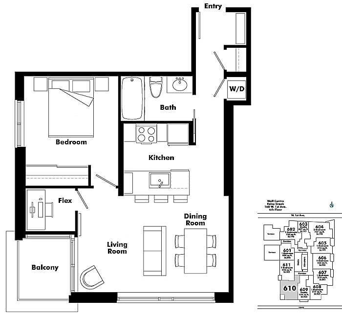 Floor plan 610
