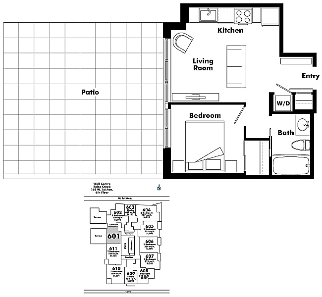 Floor plan 601