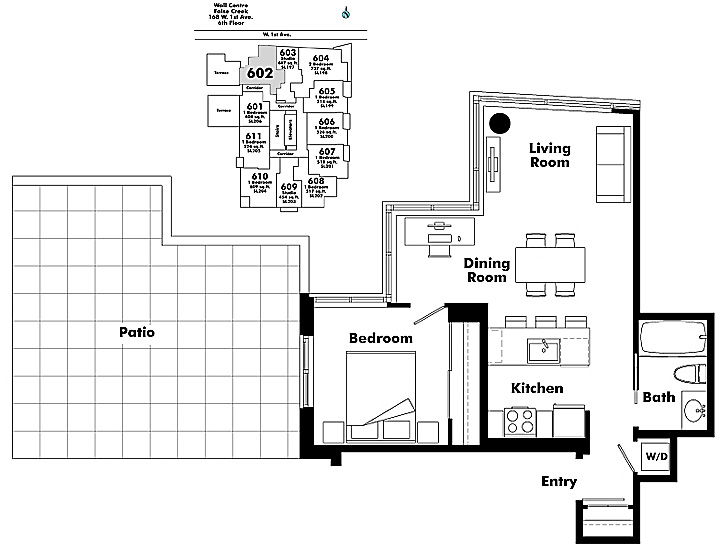 Floor plan 602