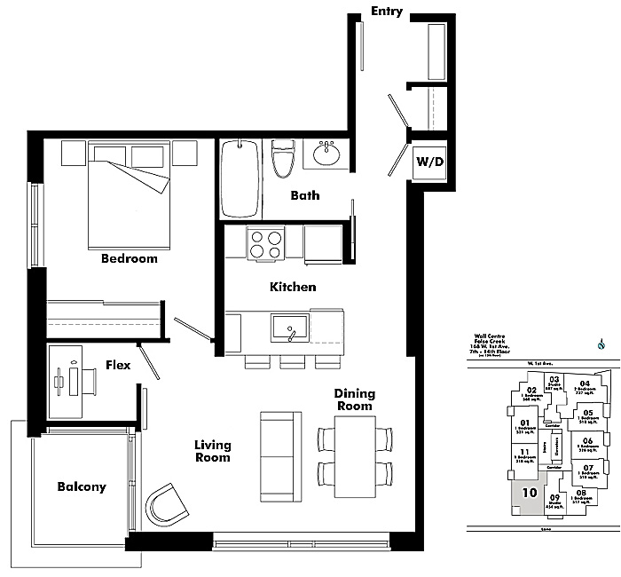 Floor plan 710