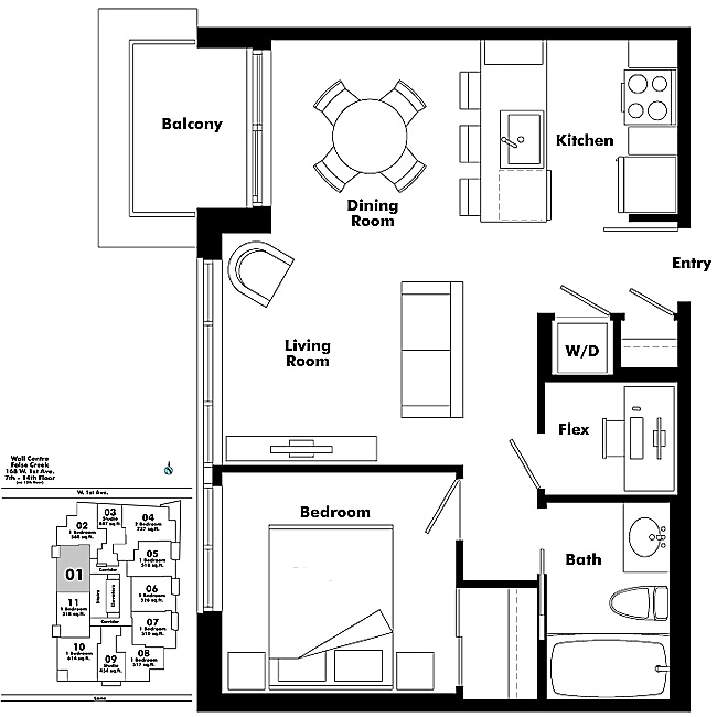 Floor plan 801