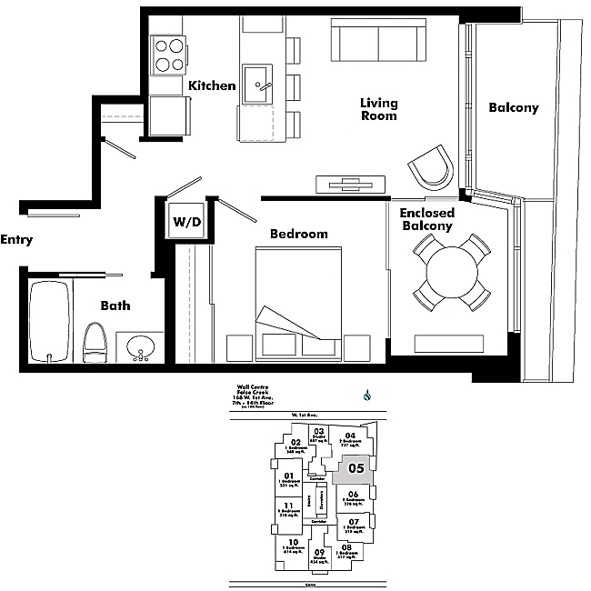 Floor plan 705