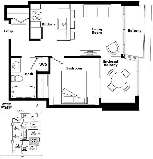 Floor plan 1007
