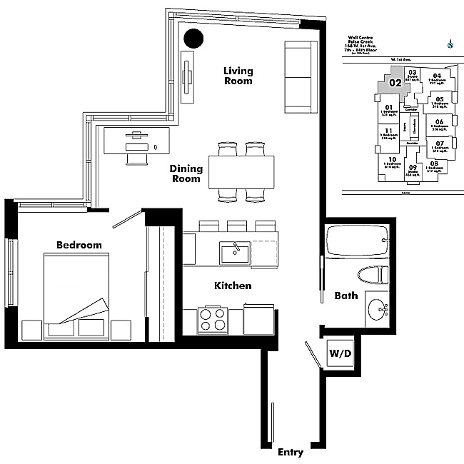 Floor plan 702