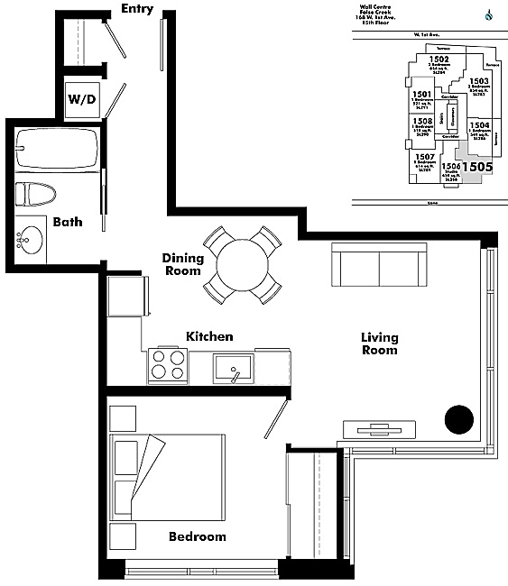 Floor plan 1505