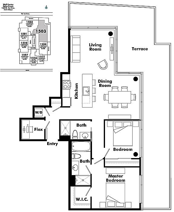 Floor plan 1503