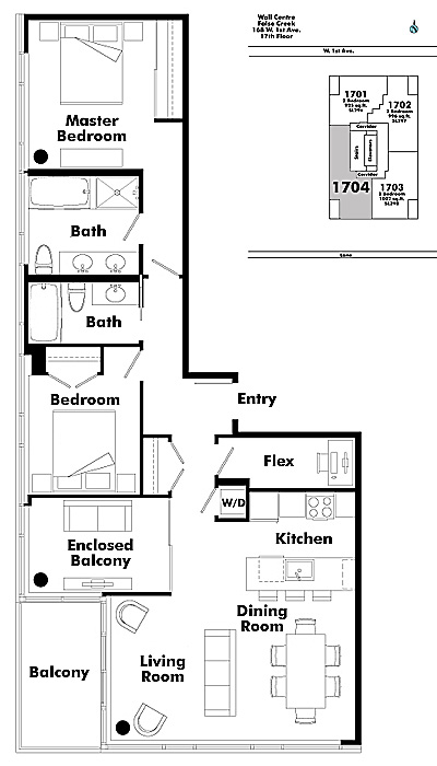 Floor plan PH1704