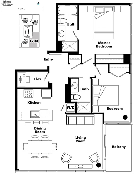 Floor plan PH1703