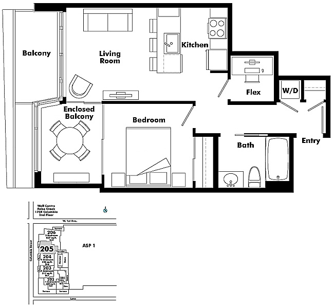 Floor plan 205