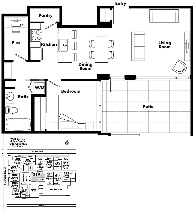 Floor plan 315