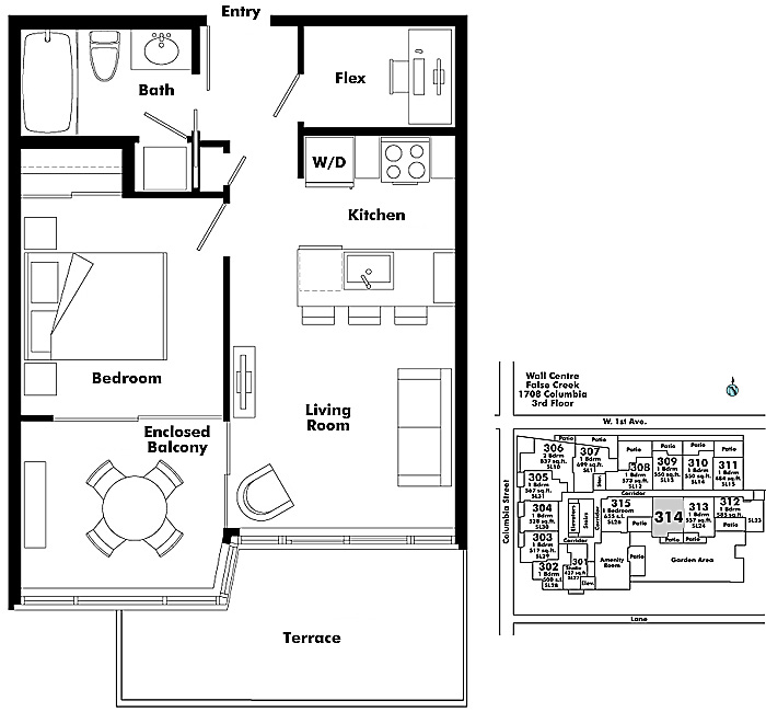 Floor plan 314