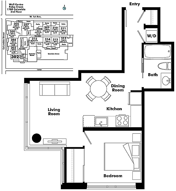 Floor plan 302