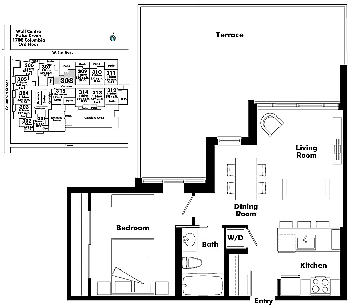Floor plan 308