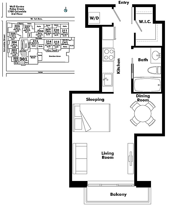 Floor plan 301
