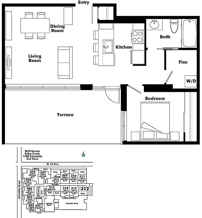 Floor plan 312