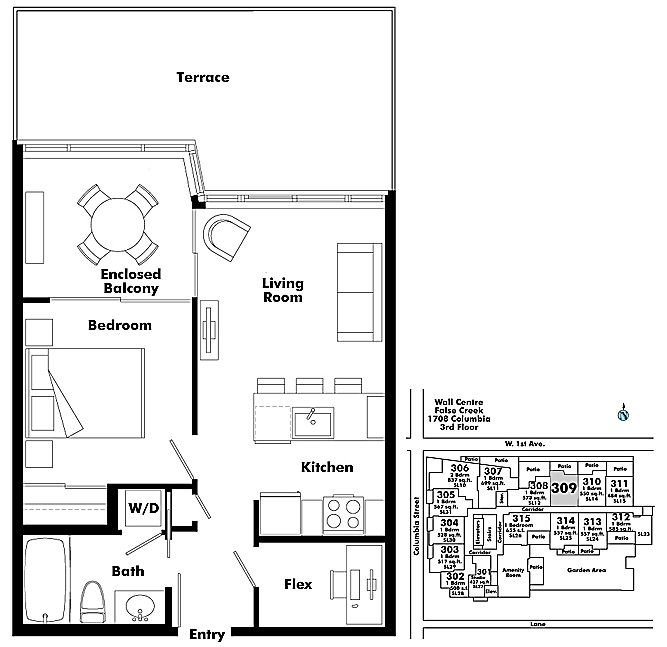 Floor plan 309