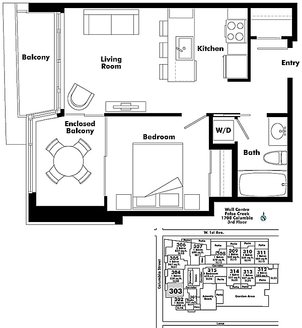 Floor plan 303