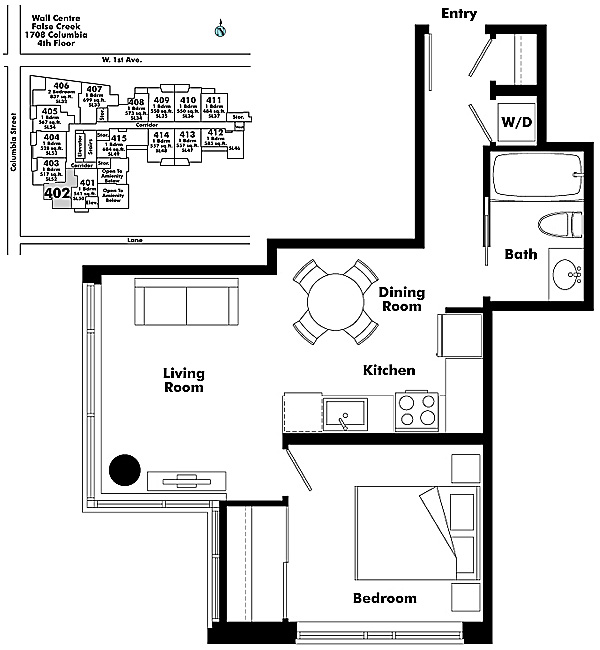 Floor plan 402