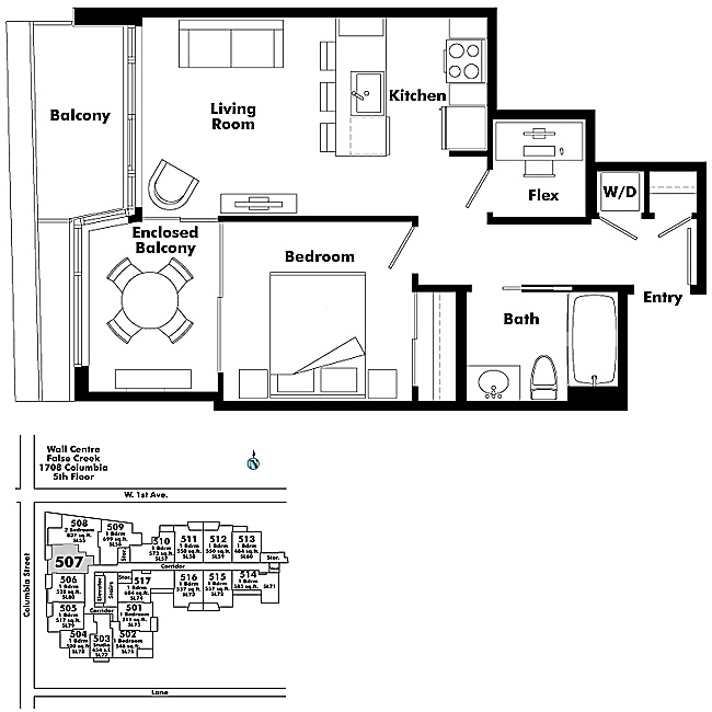 Floor plan 507