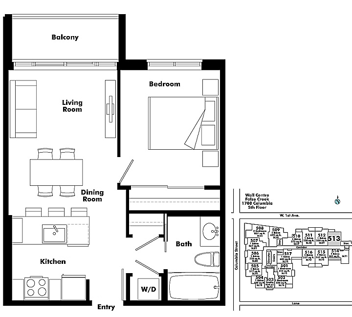 Floor plan 513