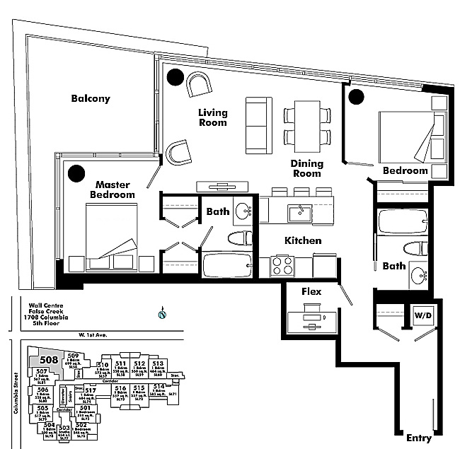 Floor plan 508