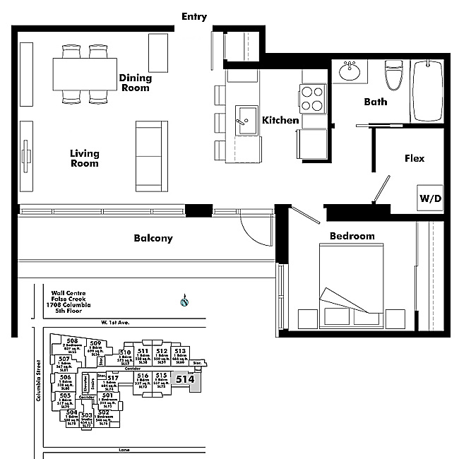 Floor plan 514