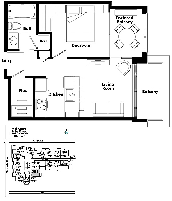 Floor plan 501