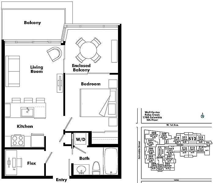 Floor plan 512
