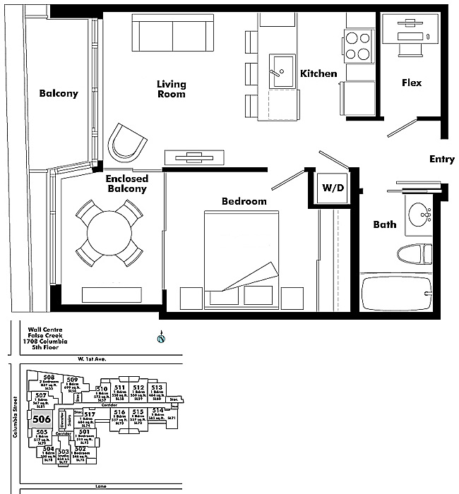 Floor plan 506