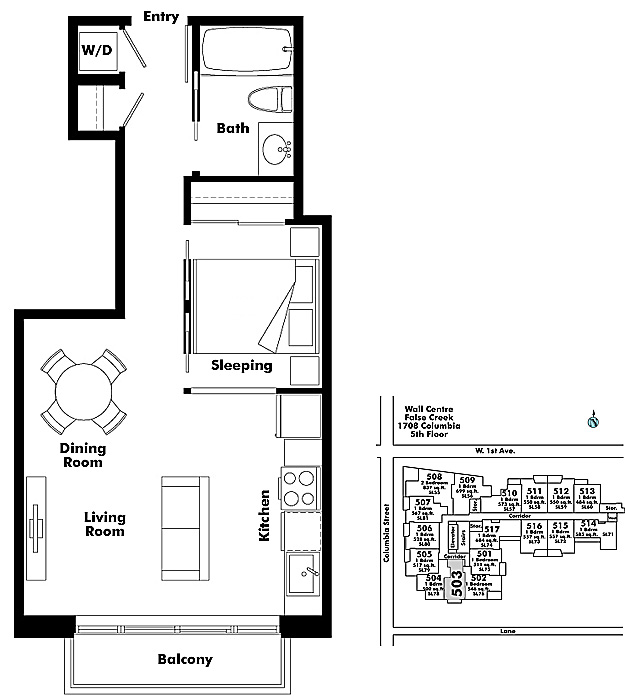 Floor plan 503