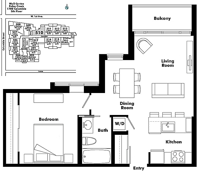 Floor plan 510
