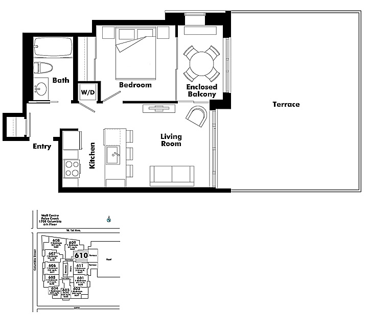 Floor plan 610