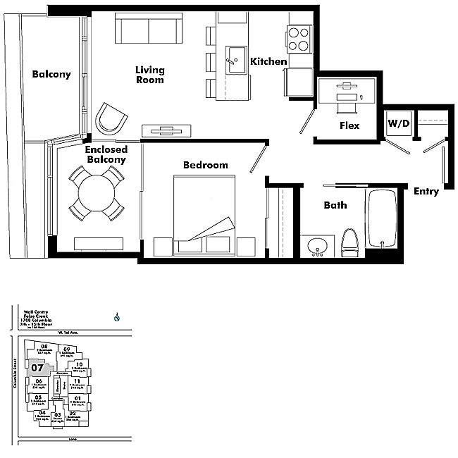 Floor plan 1007