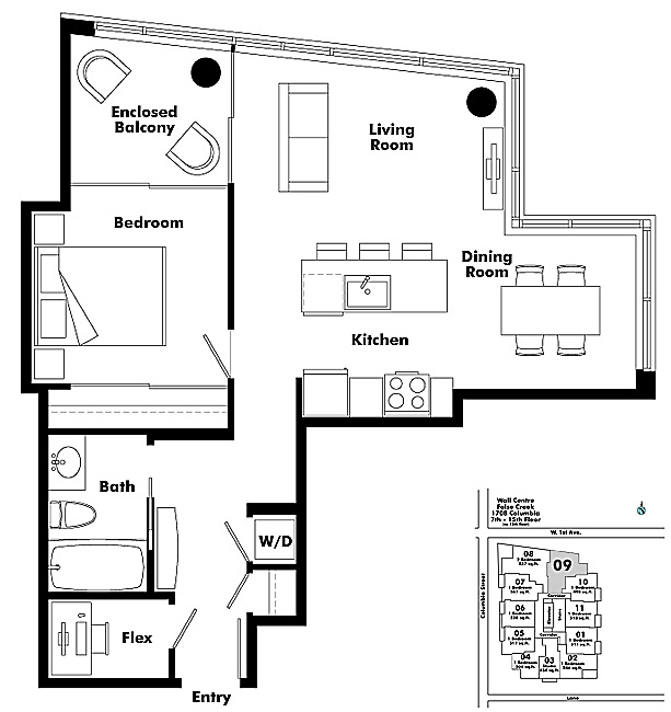 Floor plan 1009