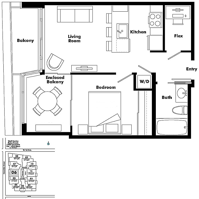 Floor plan 706