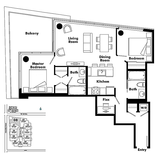 Floor plan 908