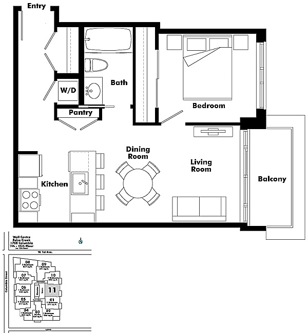 Floor plan 711