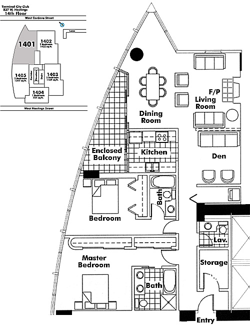 Floor plan 1401