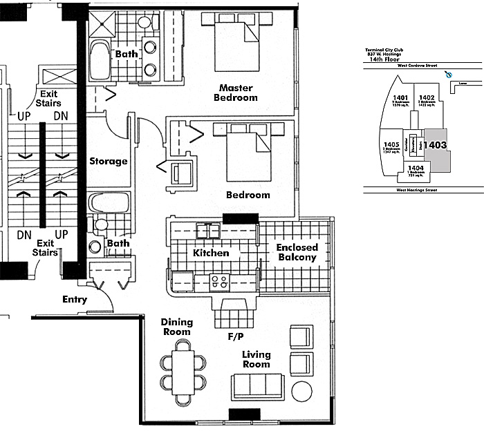 Floor plan 1403