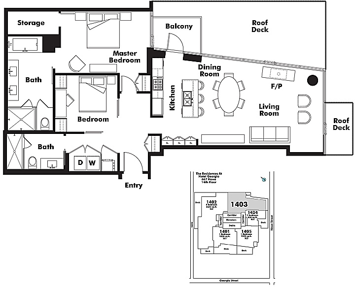 Floor plan 1403