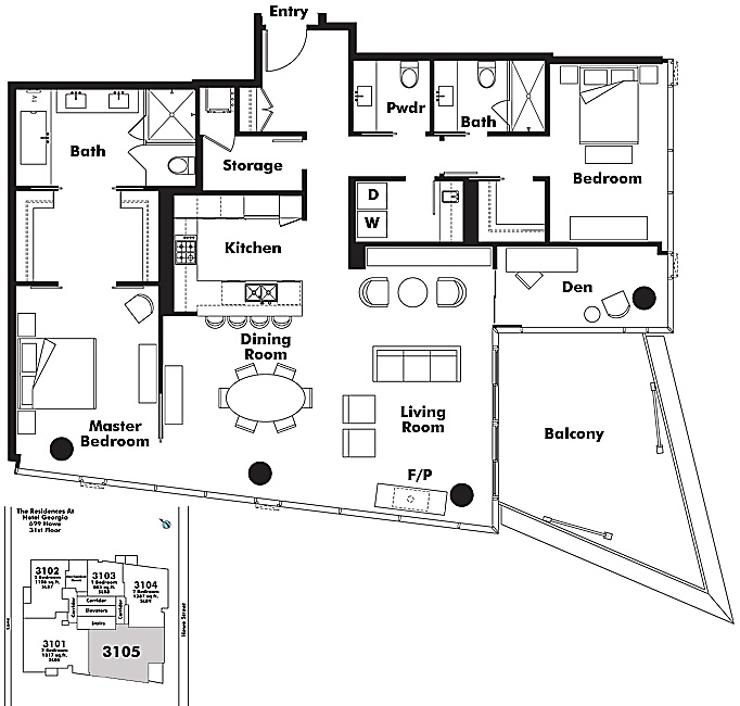 Floor plan 3105