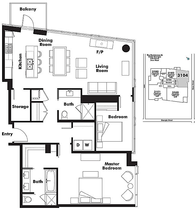 Floor plan 3104