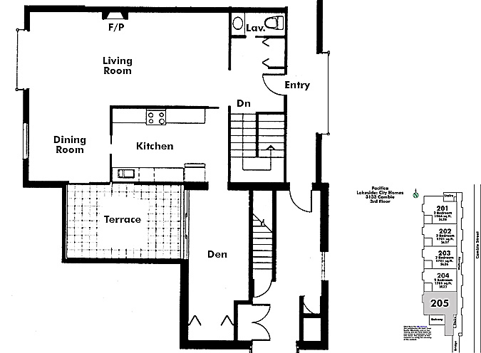 Floor plan 205