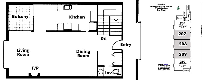 Floor plan 208