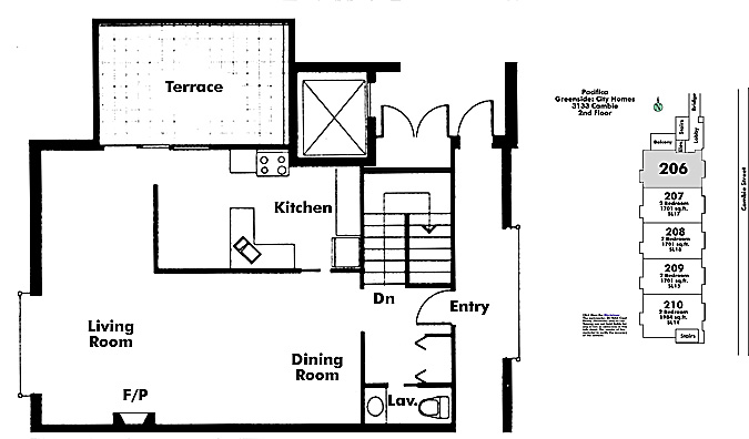 Floor plan 206