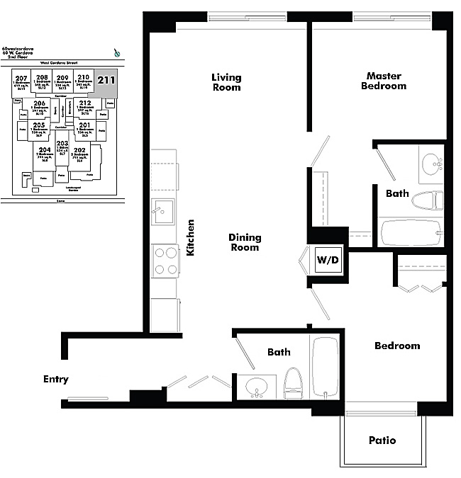 Floor plan 211