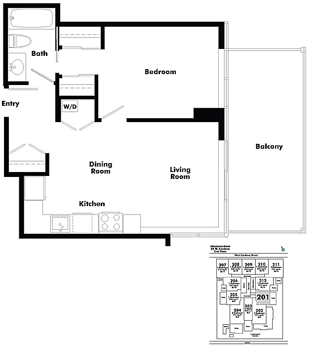 Floor plan 201
