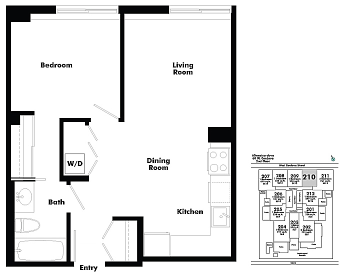 Floor plan 210