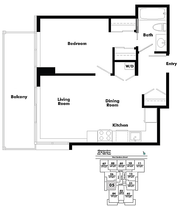 Floor plan 705